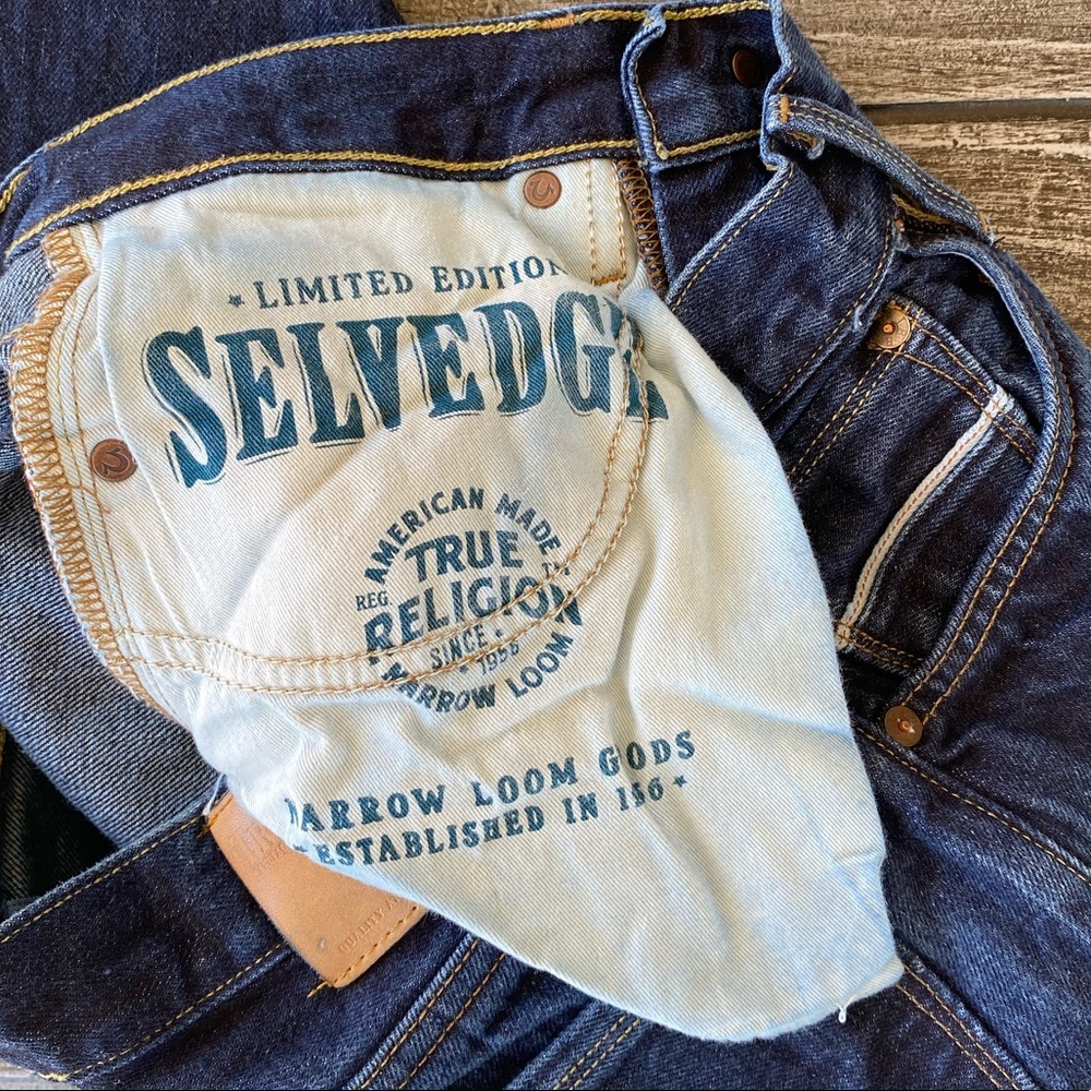 Men's True Religion Limited Edition Selvedge Denim - Picture 7 of 7